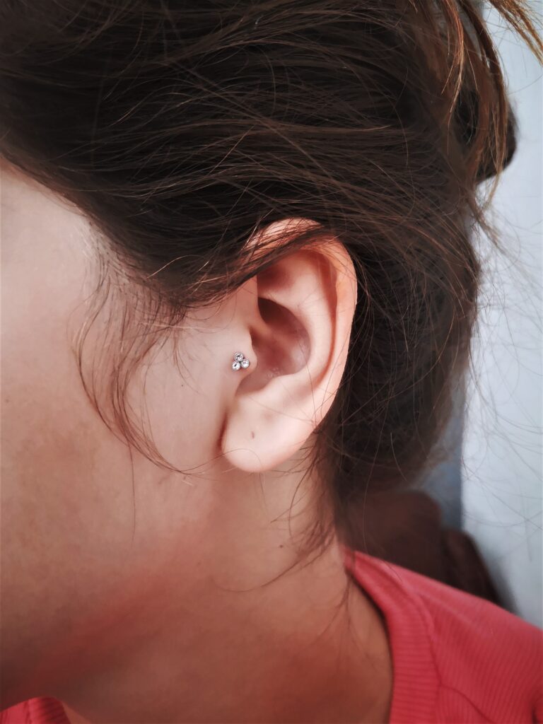 Piercing tragus